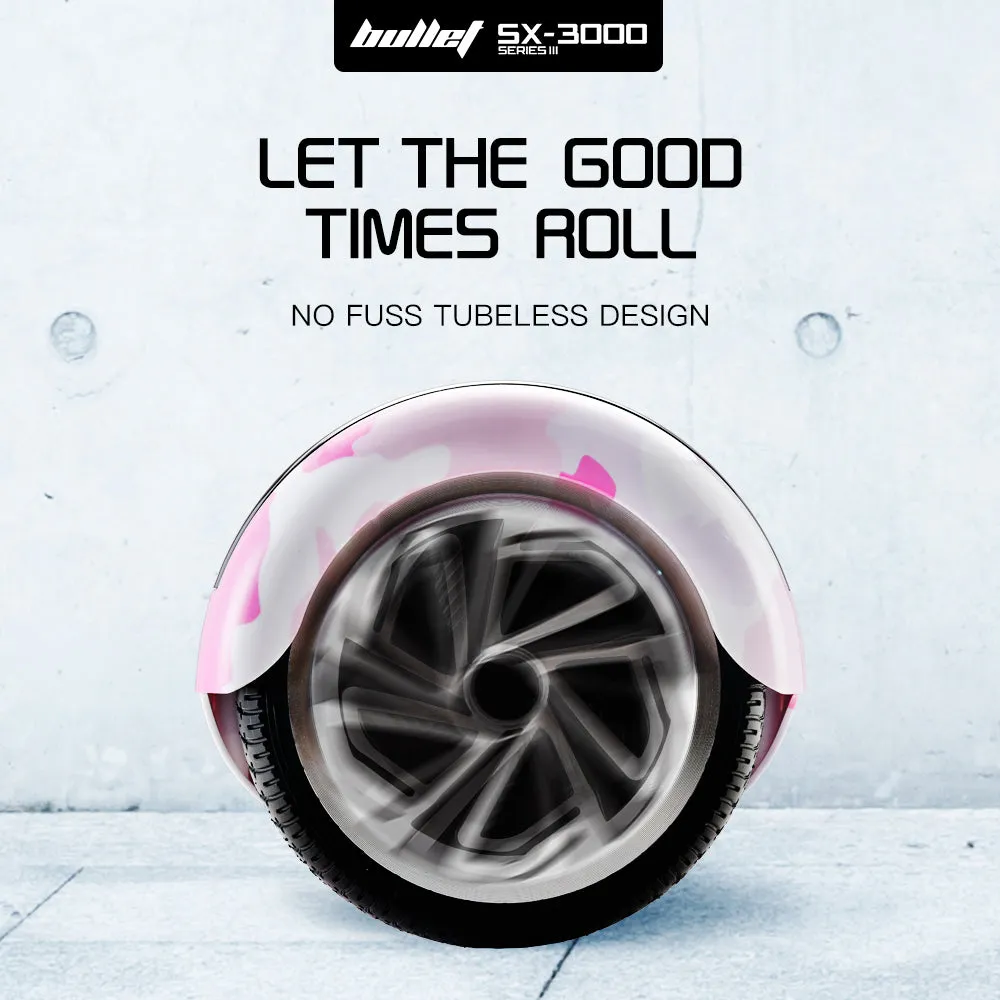 15km Range Electric Hoverboard with LED Lights, Bullet