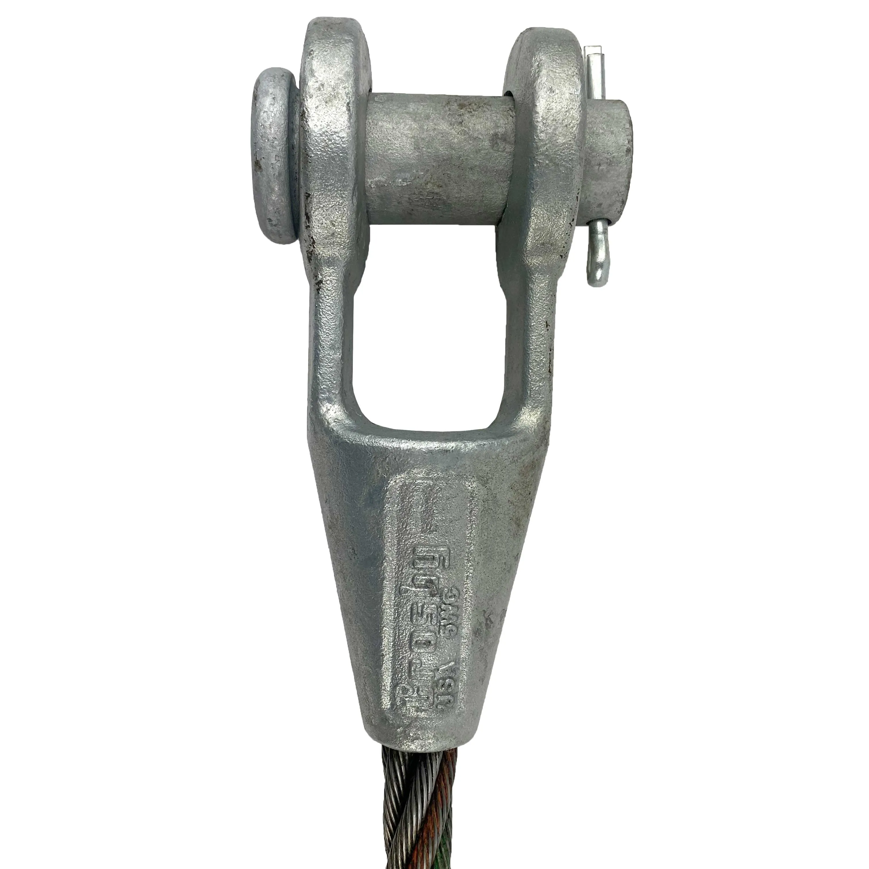 1" x 12' Open and Closed Spelter Socket Wire Rope Sling