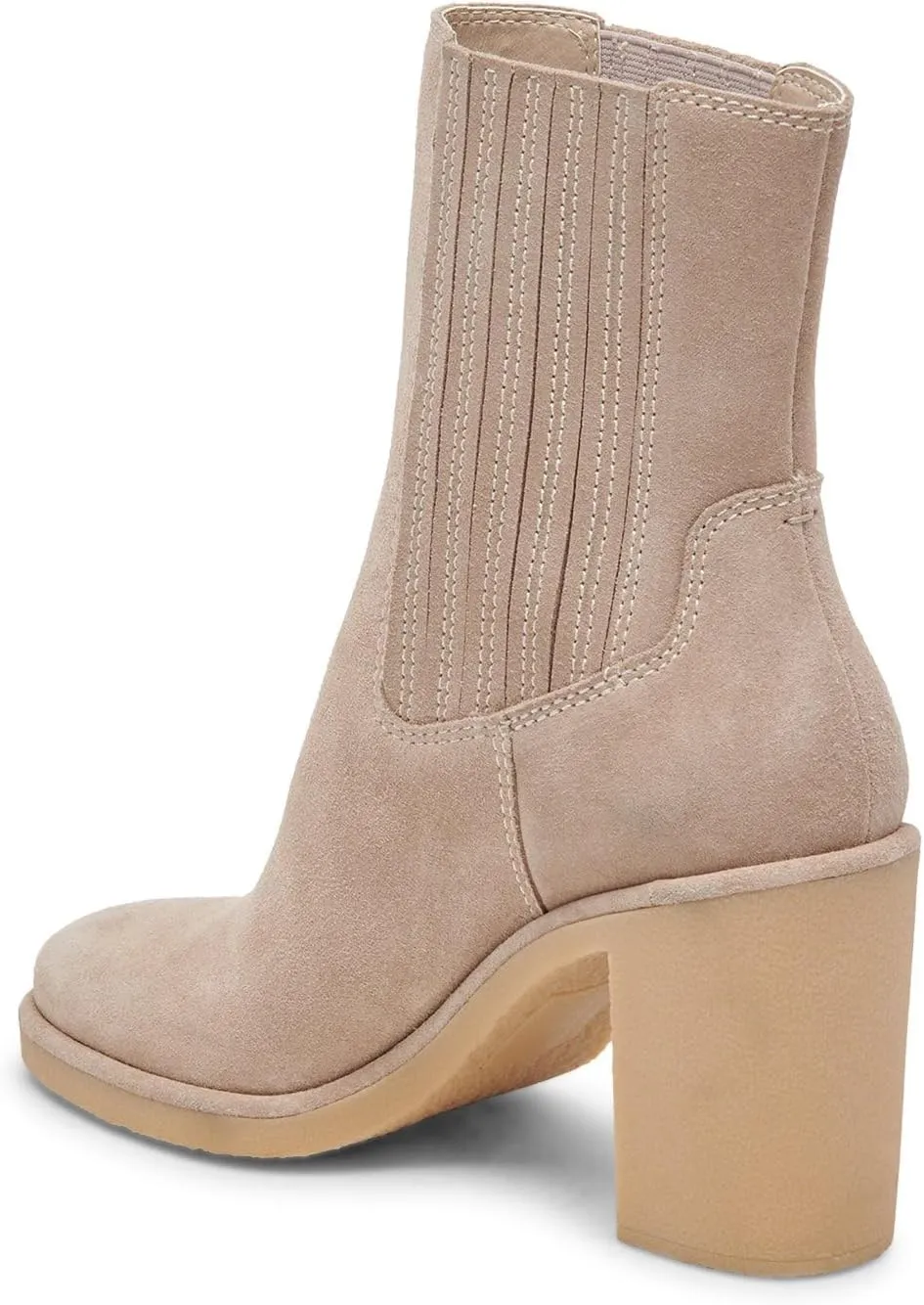 Carmin H2O Dolce Vita ankle boots, Taupe Suede H2O