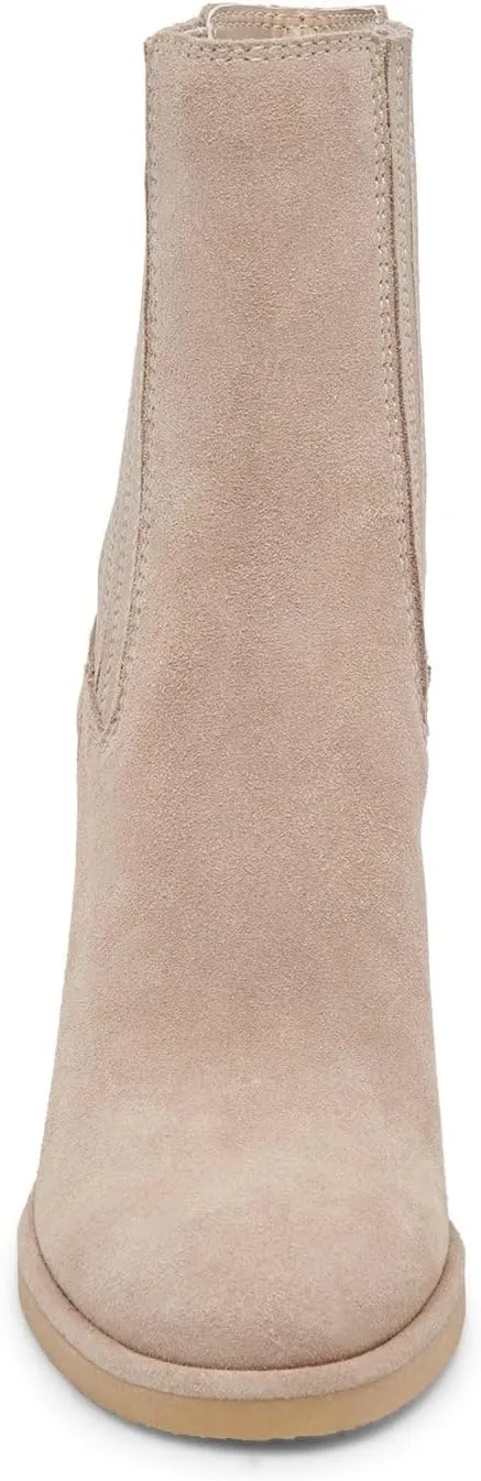 Carmin H2O Dolce Vita ankle boots, Taupe Suede H2O