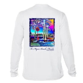Fort Myers Beach Times Square Sun Shirt - UPF50 Graphic Tee