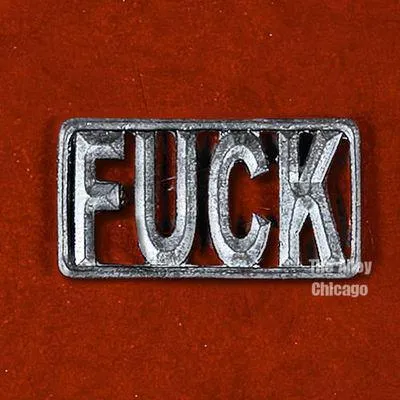 Fuck Cut-Out Belt Buckle