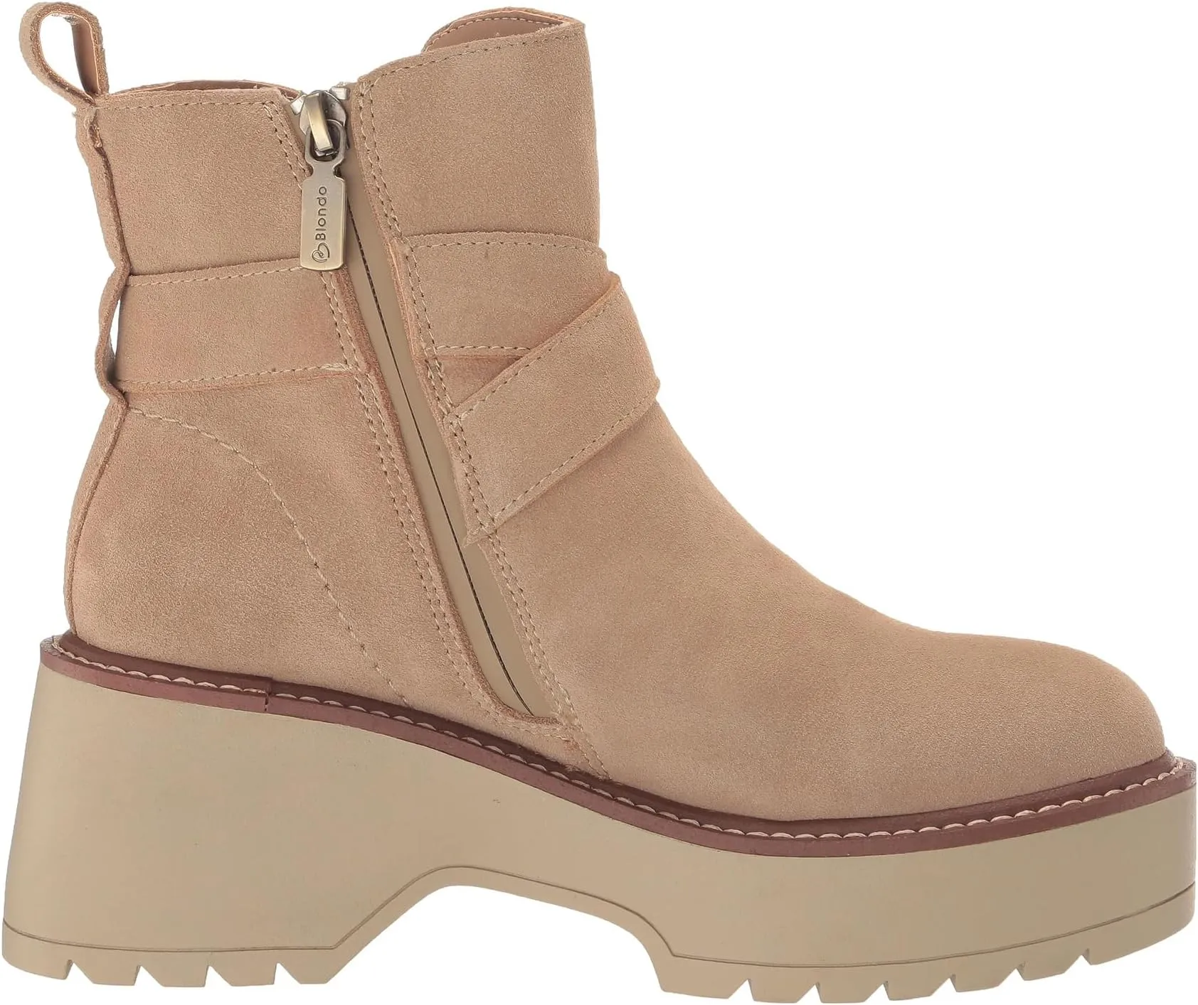 Giovanni Waterproof Blondo Ankle Boots, Sand Suede