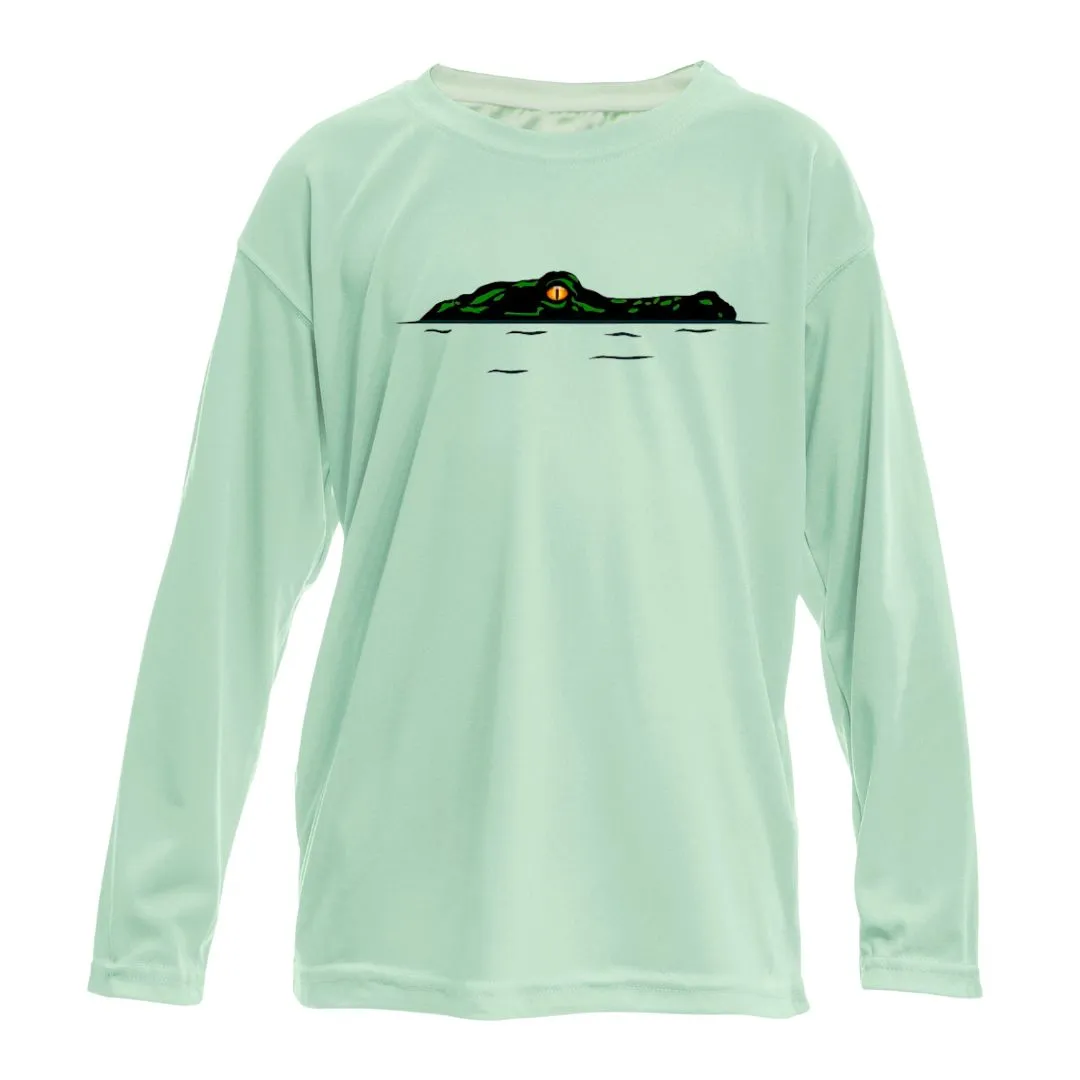 Kids Alligator Eye Sun Shirt - UPF50 Sun Protection Beach Shirt