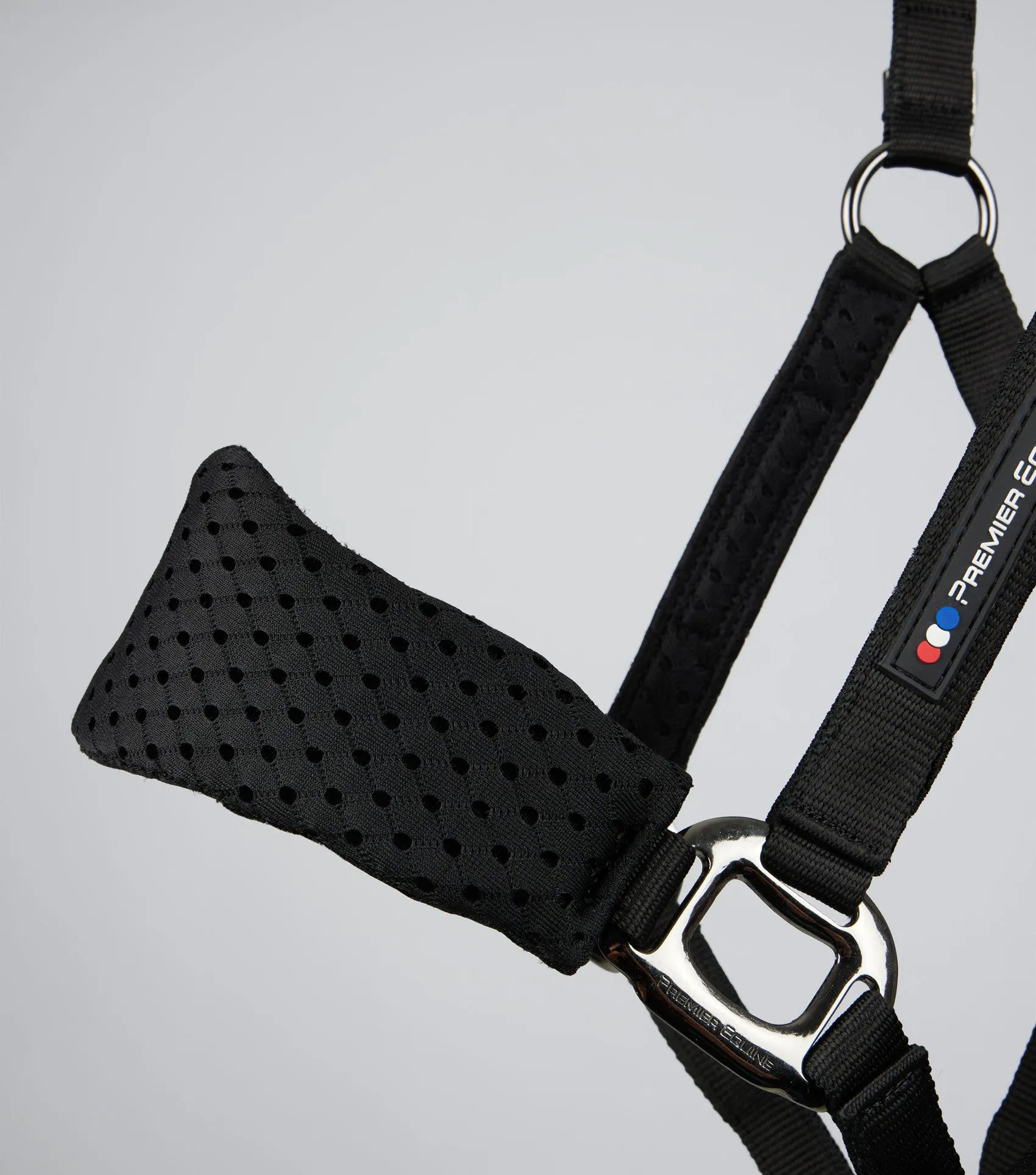 Necto 3D Mesh Head Collar with Lead Rope Black
