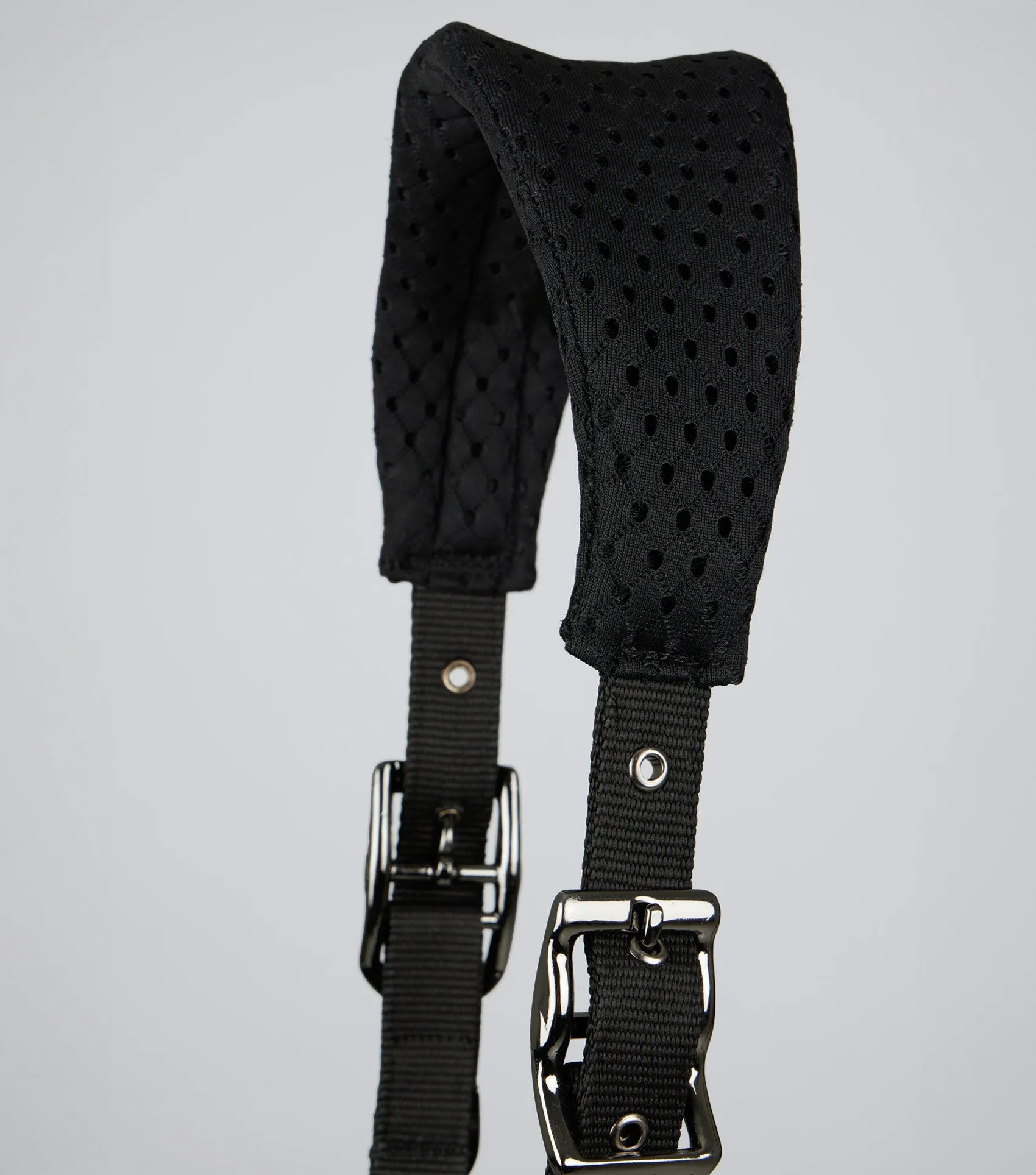 Necto 3D Mesh Head Collar with Lead Rope Black