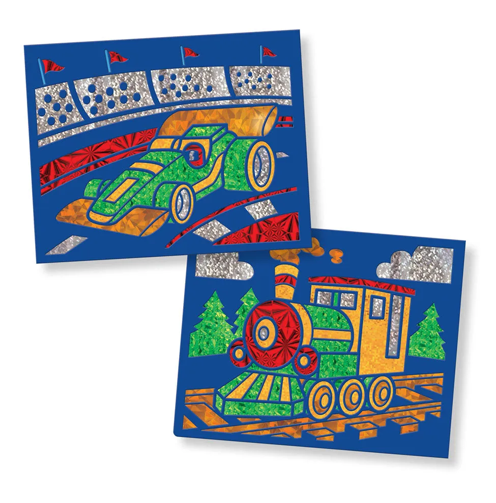 On-the-Go Crafts - Foil Art Vehicles