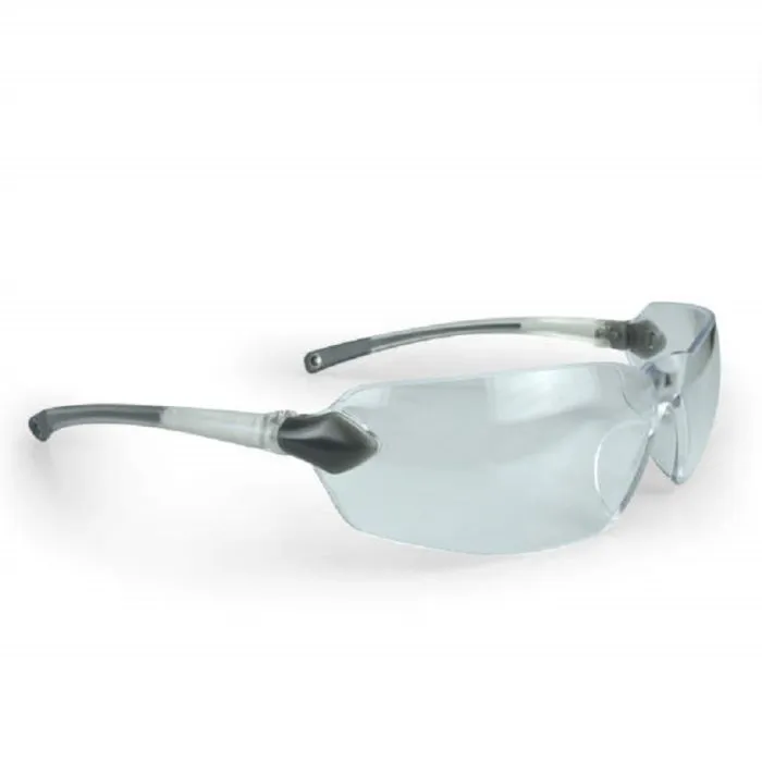 Radians BAL1-10 Balsamo Safety Eyewear, Gray Frame, Clear Lens, One Size, 1 Each