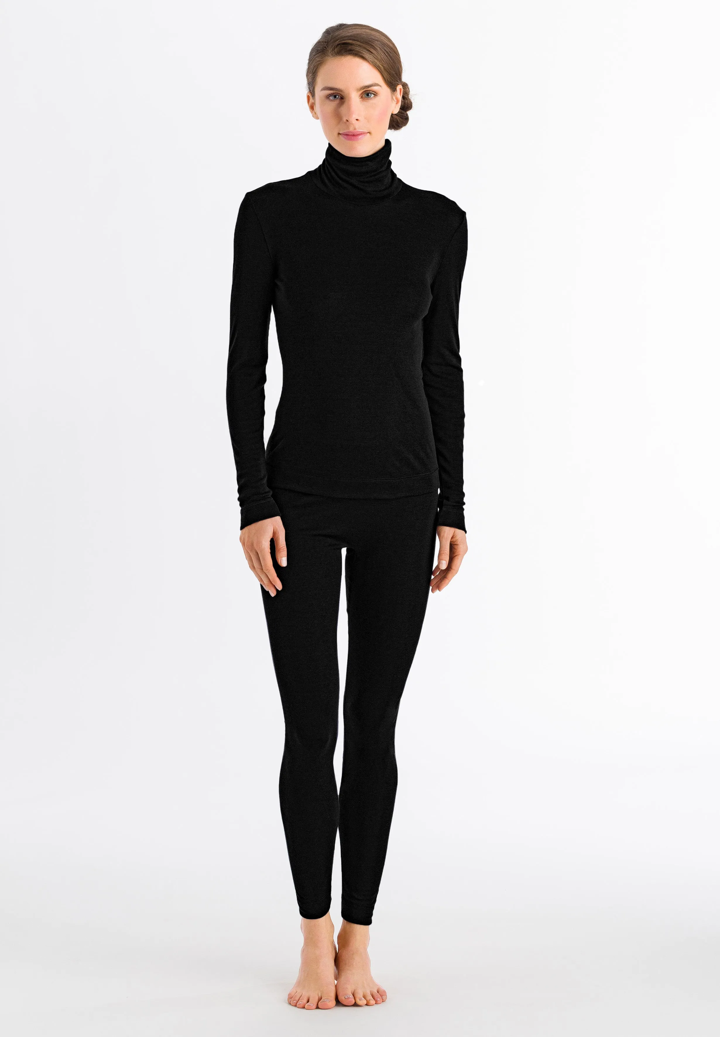 Silk/Cashmere Long Leg | Black 71652-019