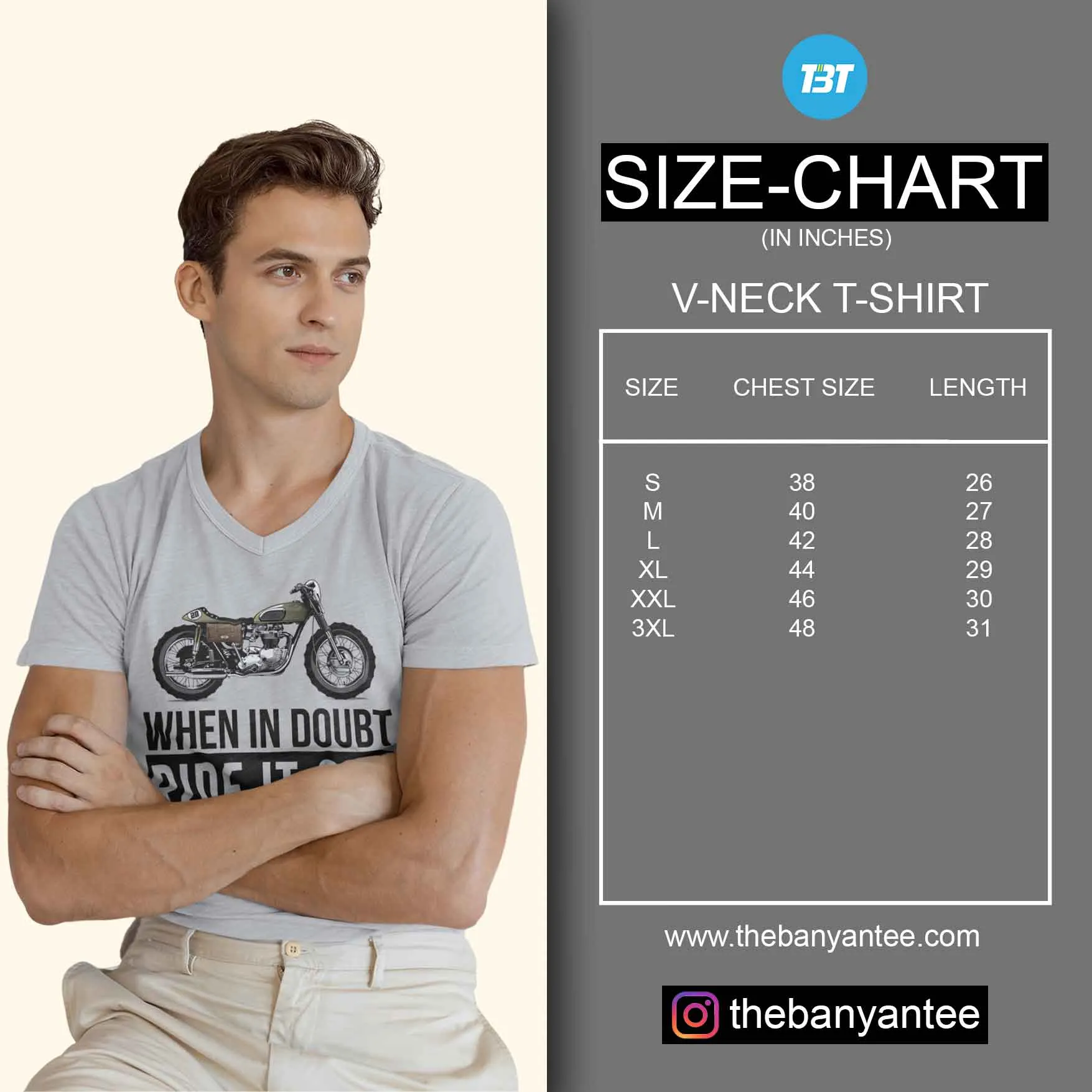 White V-neck T shirt