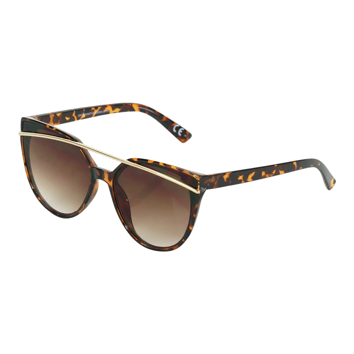 Women's Brow Bar Fashion Sunglasses Tortoise