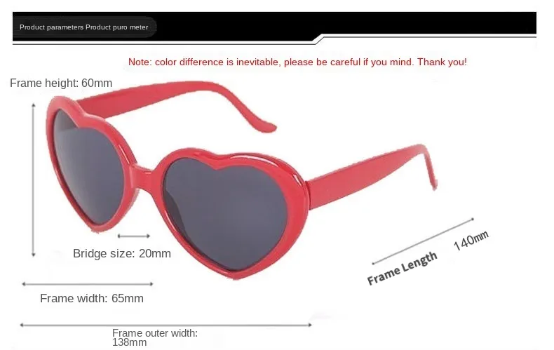 Women's Sunglasses Love UV Protection Sun Glasses
